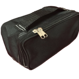 Estuche de lona para piezas y tablero.
